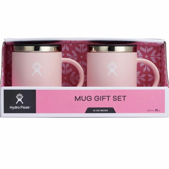 Hydroflask Mug Gift Set - Two 12oz mugs with closeable lid Trillium - Picture 5 of 5